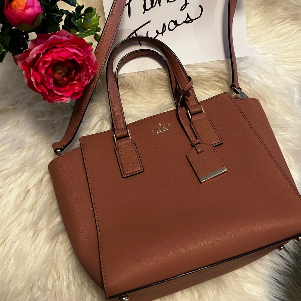 Kate Spade New York Women's Small Hayden Sachel—Color—Sparrow—Dusty Pink